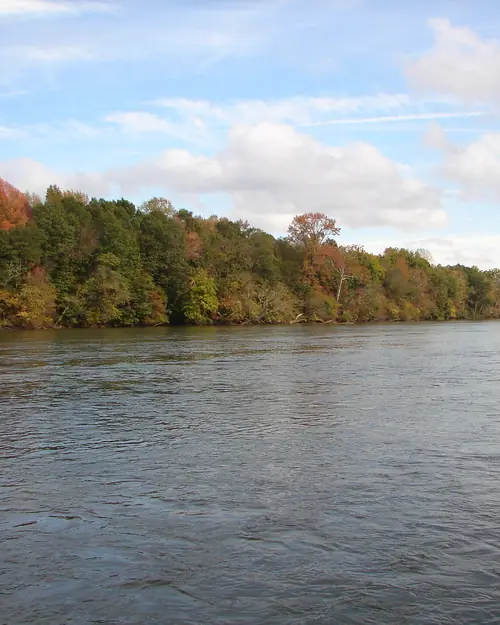 The Catawba River at River Park in Rock Hill